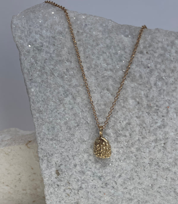 Neptune pendant, 9ct gold.