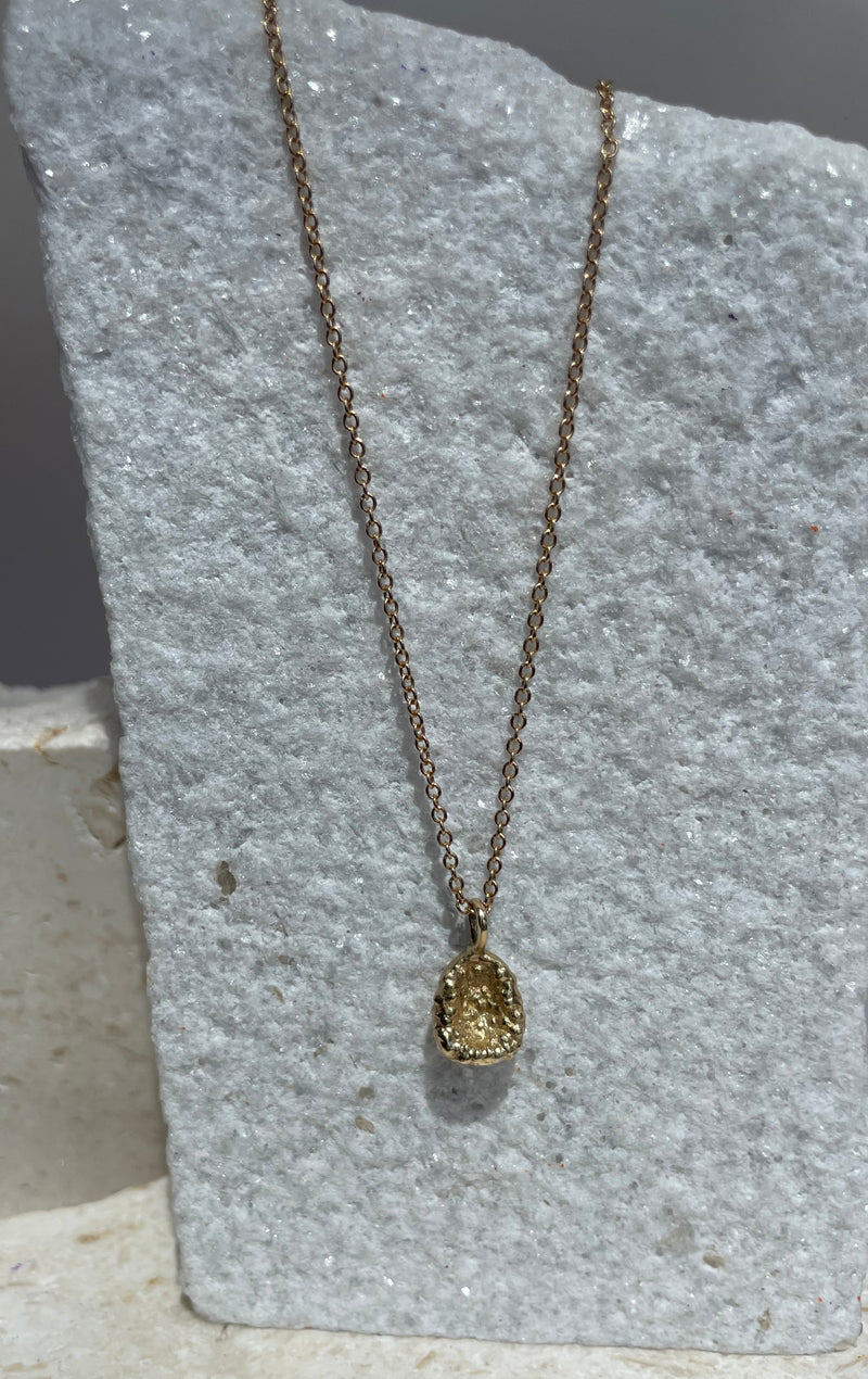 Neptune pendant, 9ct gold.