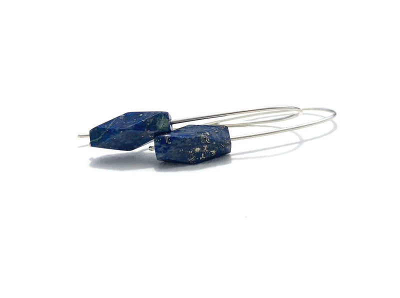 Lapis Lazuli hook earrings