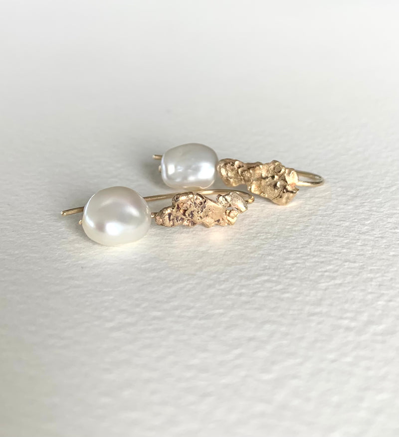 Siren pearl earrings